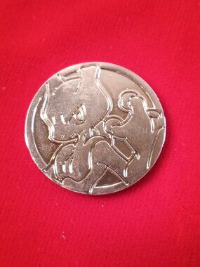 Metal Mewtwo Pokemon Coin